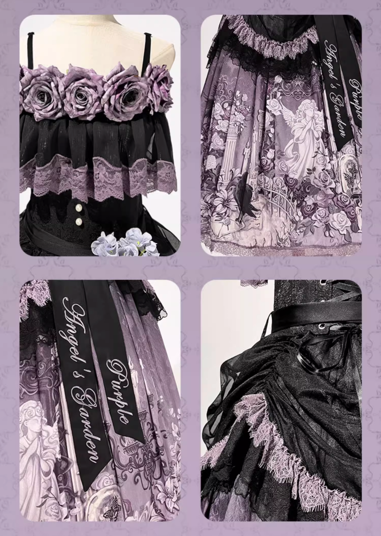 [pre-order] Romantic Rose Lolita Summer Dress Set