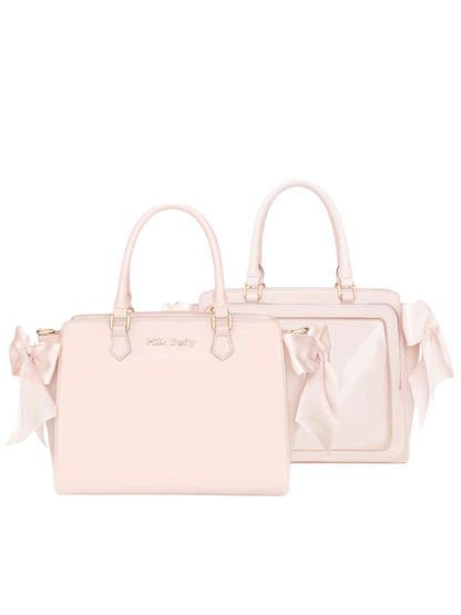 Logo Ribbon Tote Bag