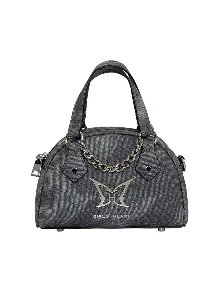 Y2k Butterfly Design Mini Boston Bag
