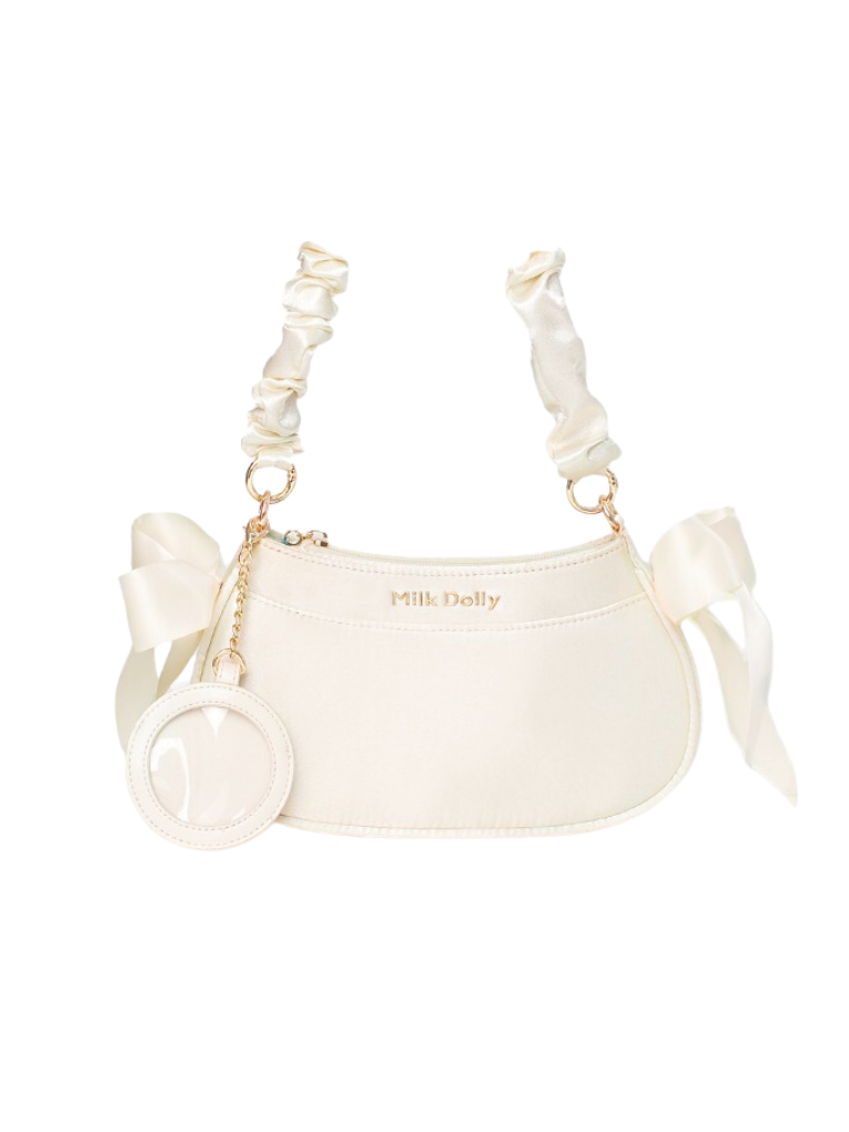Floating Cat Satin One Shoulder Bag