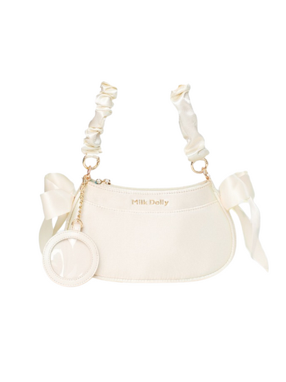Floating Cat Satin One Shoulder Bag