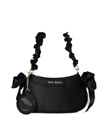 Floating Cat Satin One Shoulder Bag