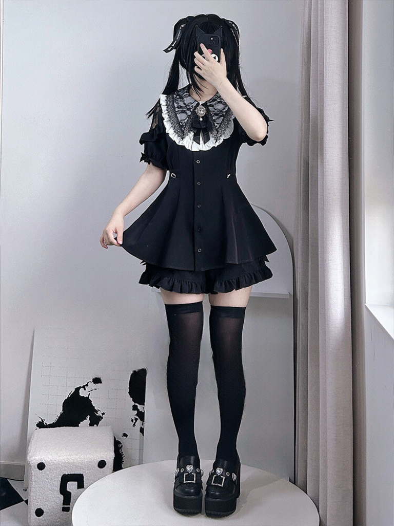 Subculture Lace Top + Shorts