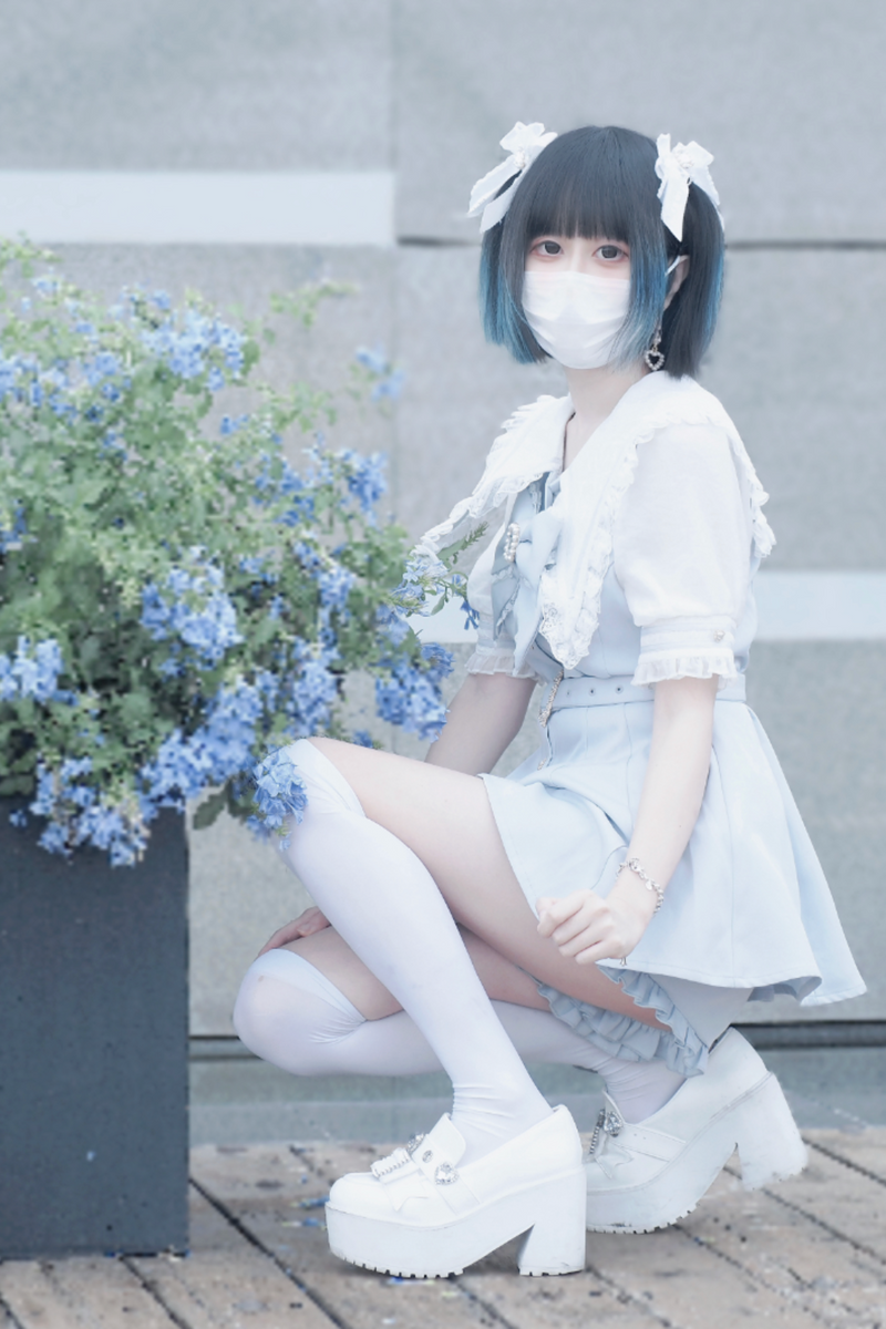 [pre-order] Dark Sweet Sailor Top + Ruffled Shorts