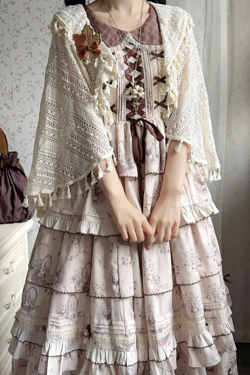 Bunning Time Lolita Dress + Doll Cardigan