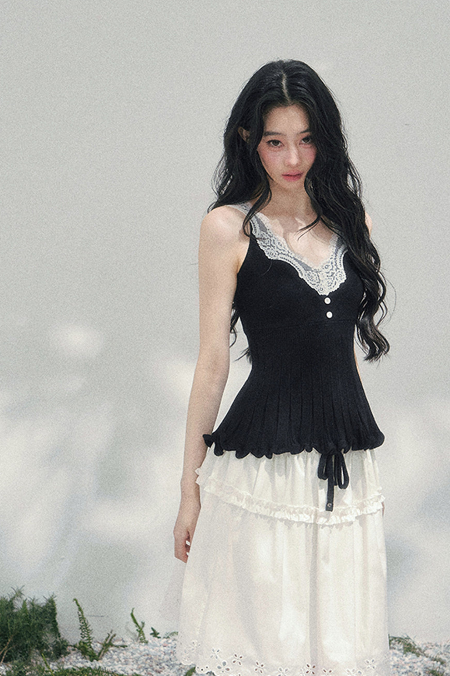 French Lace Jacket + Camisole