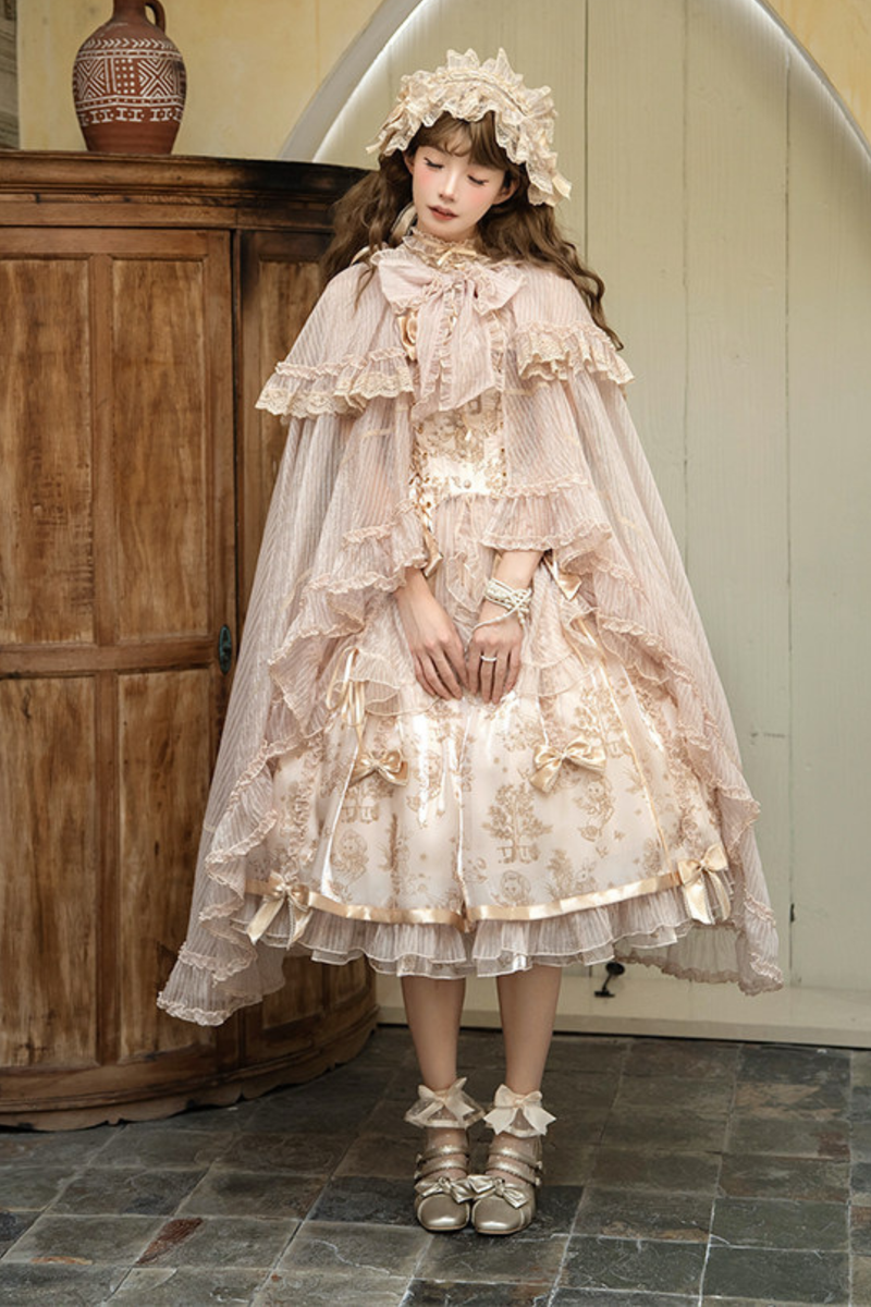 [pre-order Deadline: April 3] Gilded Fantasy Lolita Dress + Jumper Skirt