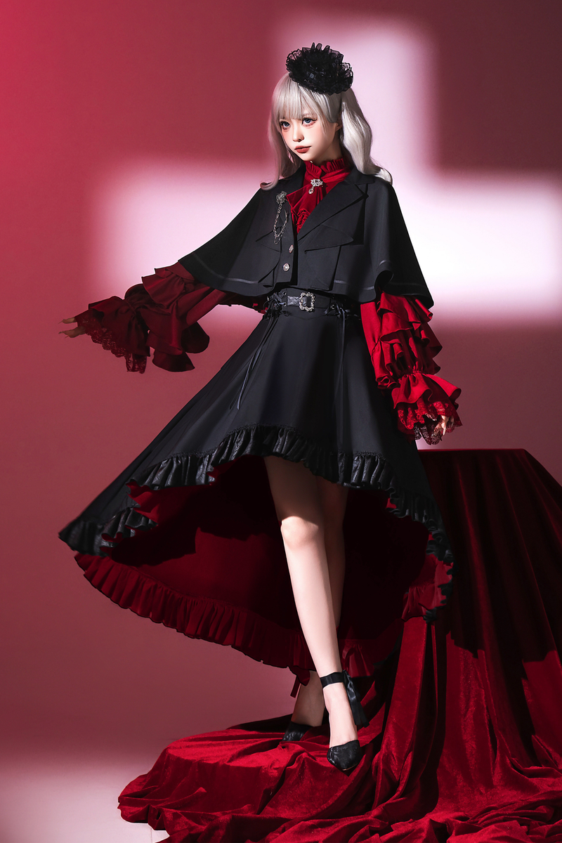 [pre-order Deadline: March 16] Classical Lolita Shirt + Asymmetrical Skirt + Fishtail Skirt + Shorts