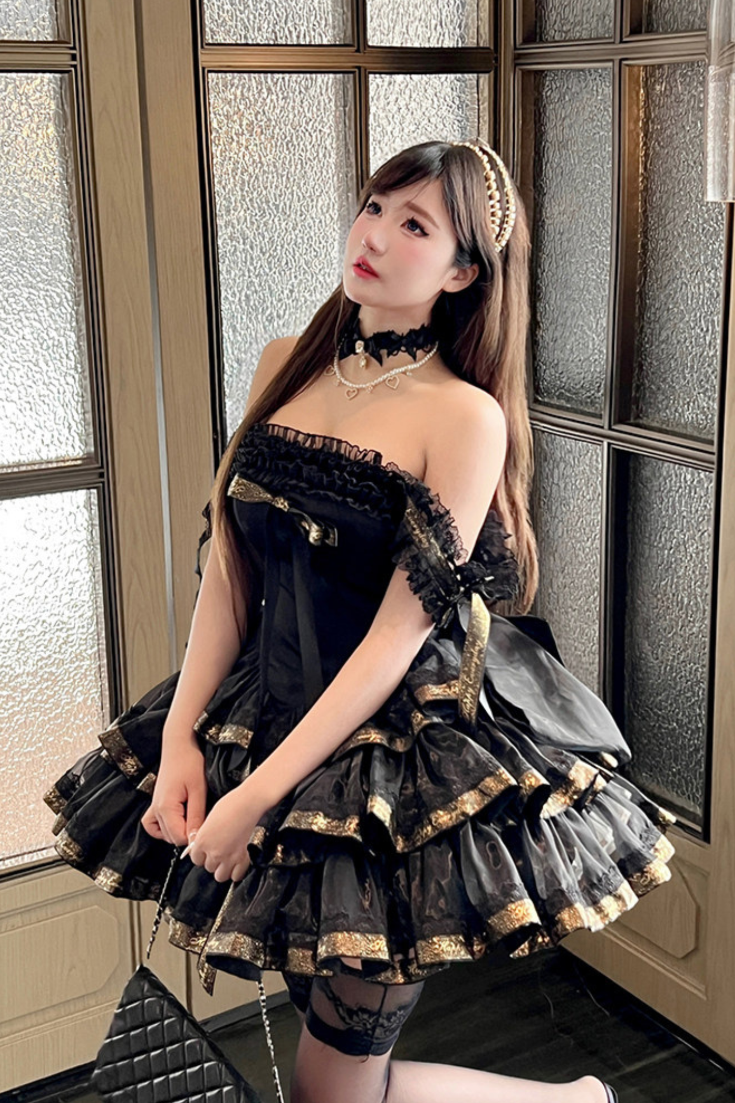 Sweet Princess Lolita Dress + Big Ribbon