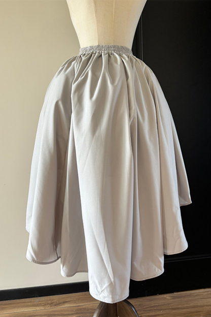 Gothic Puff Shoulder Blouse + Skirt