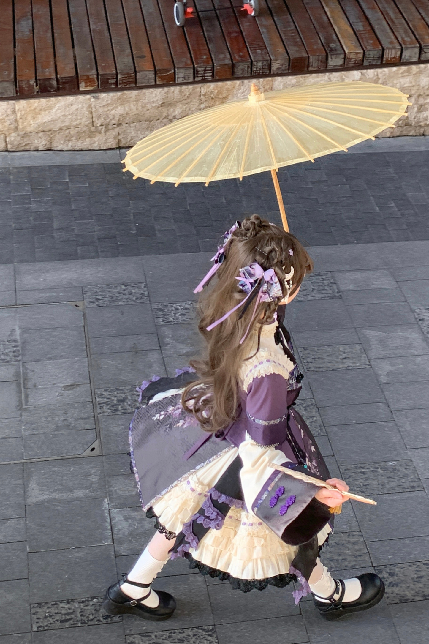 Chinese-style Girl Lolita Tops+skirt+headband+clip