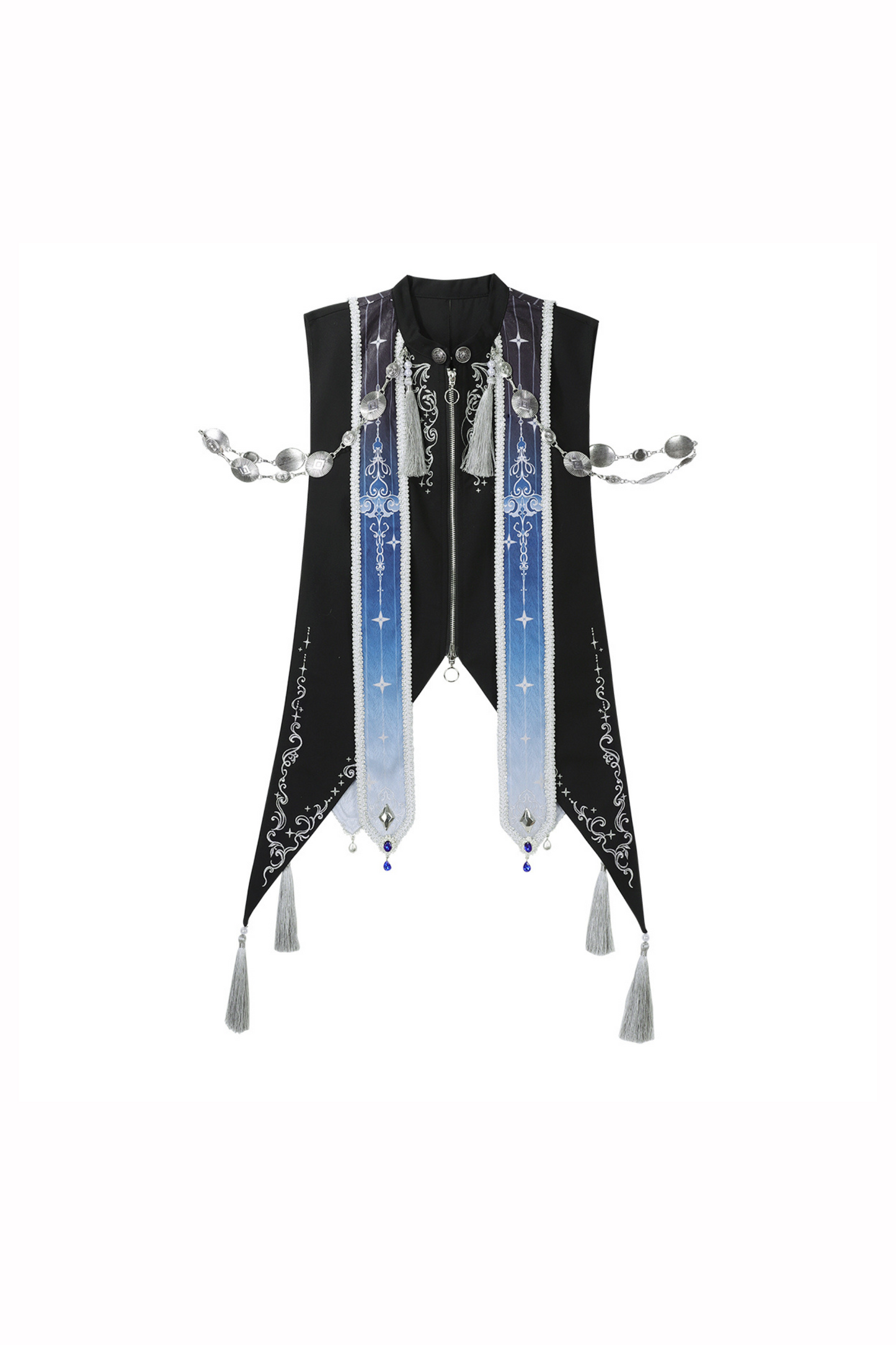 Court Style Dark New Chinese-style Mermaid Set