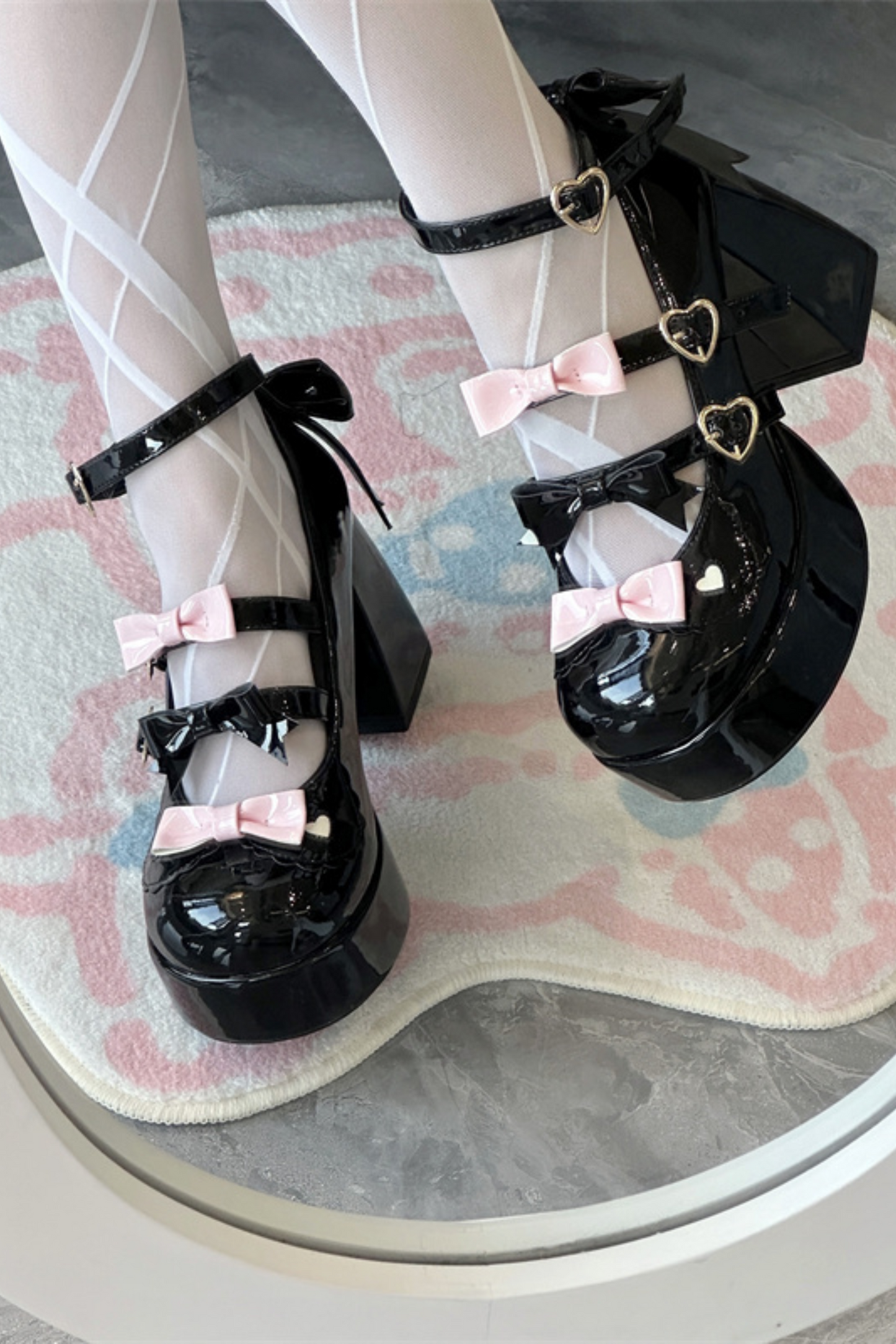 Biscuit Lolita Ribbon Shoes