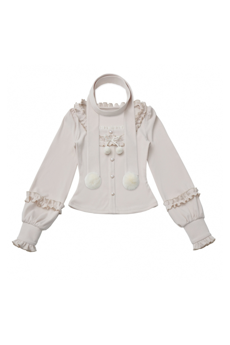 Velvet Bear Hooded Cape + Top + Suspender Skirt + Leg Covers