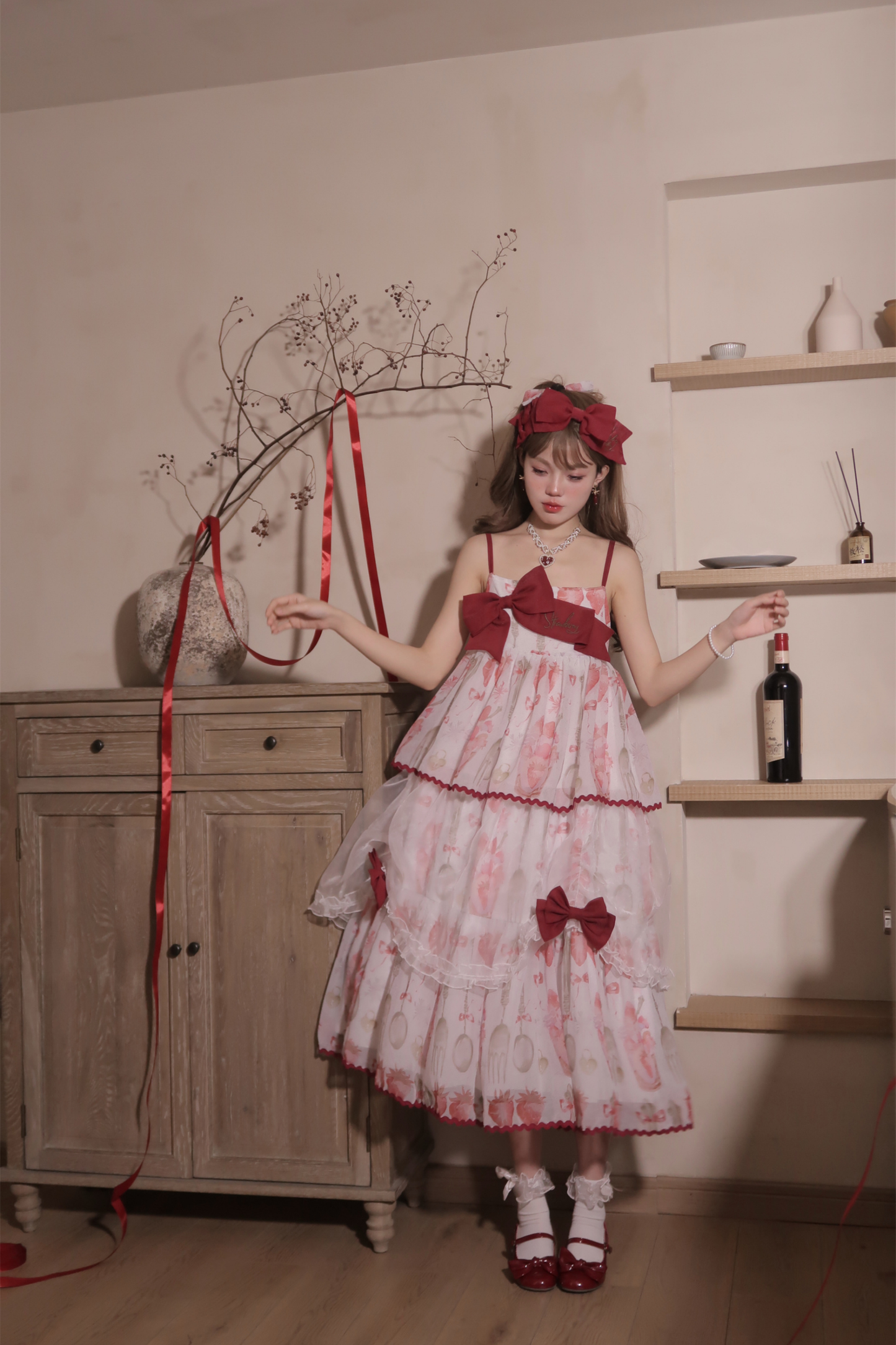 Strawberry Box Lolita Camisole Dress