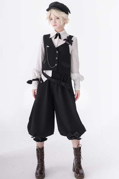 Cool Vest + Shirt + Balloon Pants