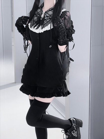 Subculture Lace Top + Shorts