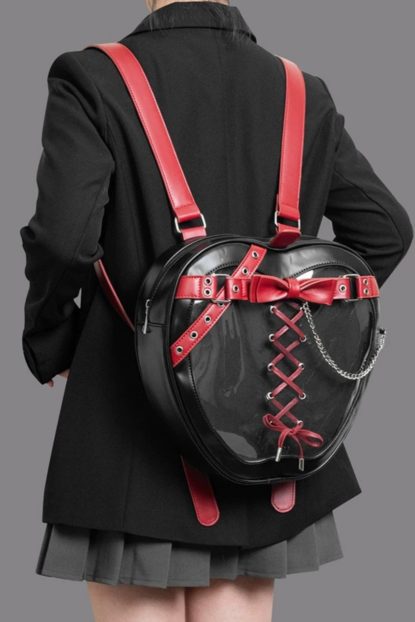 Dark Style Belt Chain Apple Bag