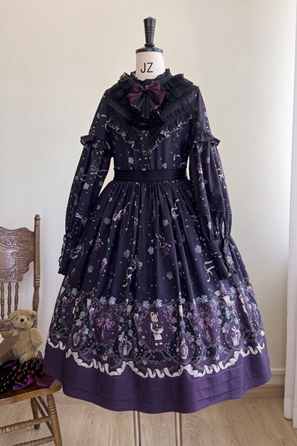 Winery Retro Bear Lolita Dress