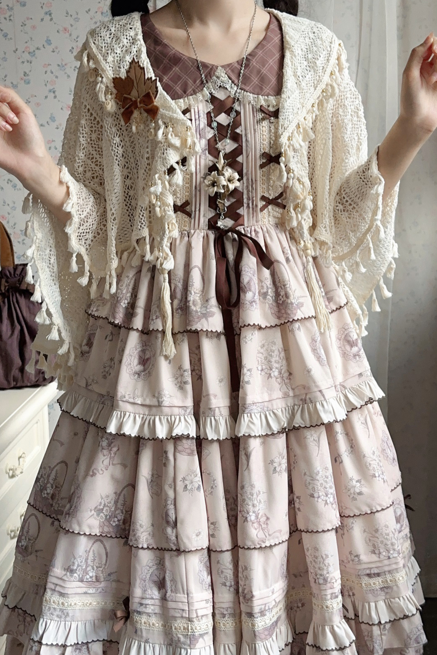Bunning Time Lolita Dress + Doll Cardigan