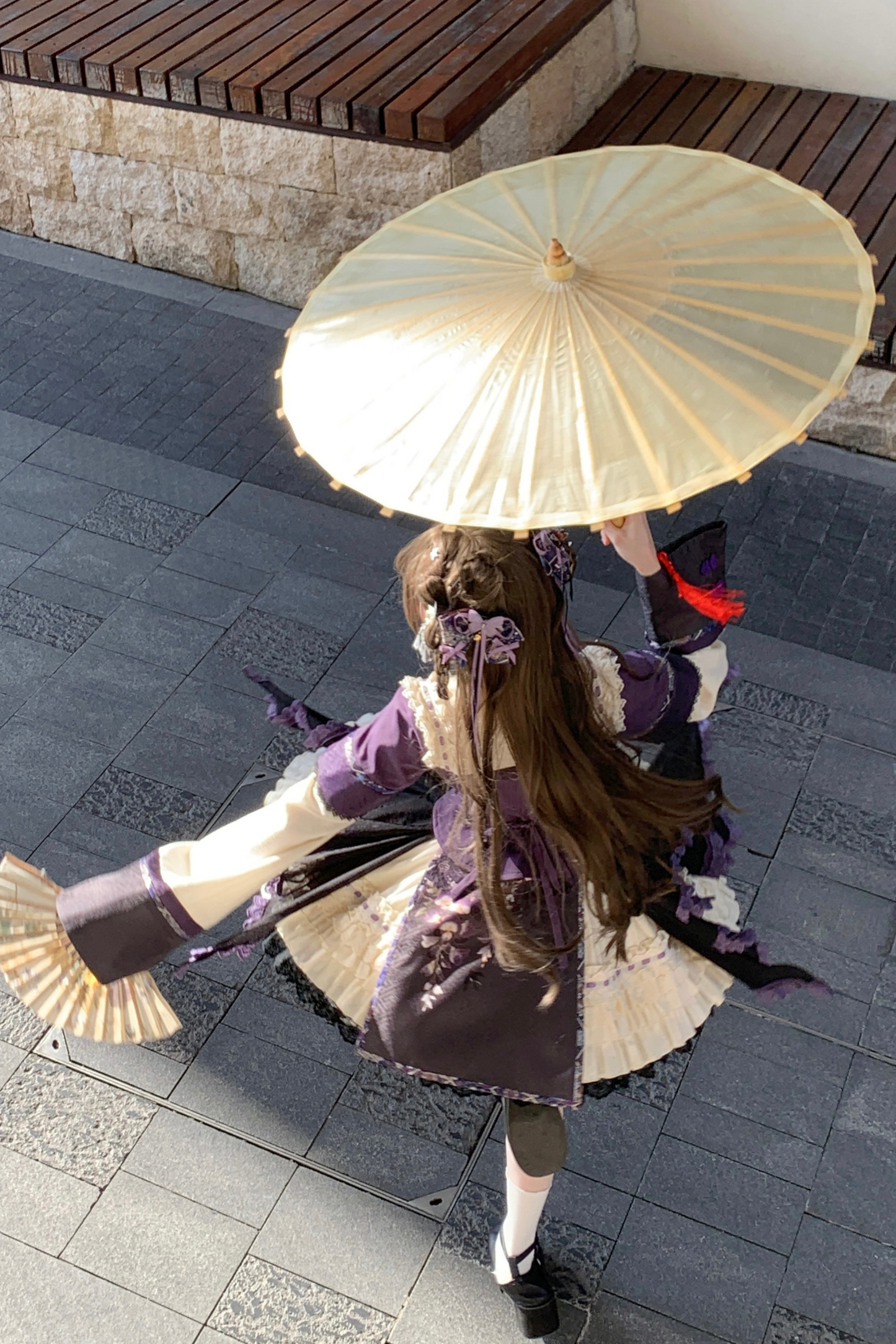 Chinese-style Girl Lolita Tops+skirt+headband+clip