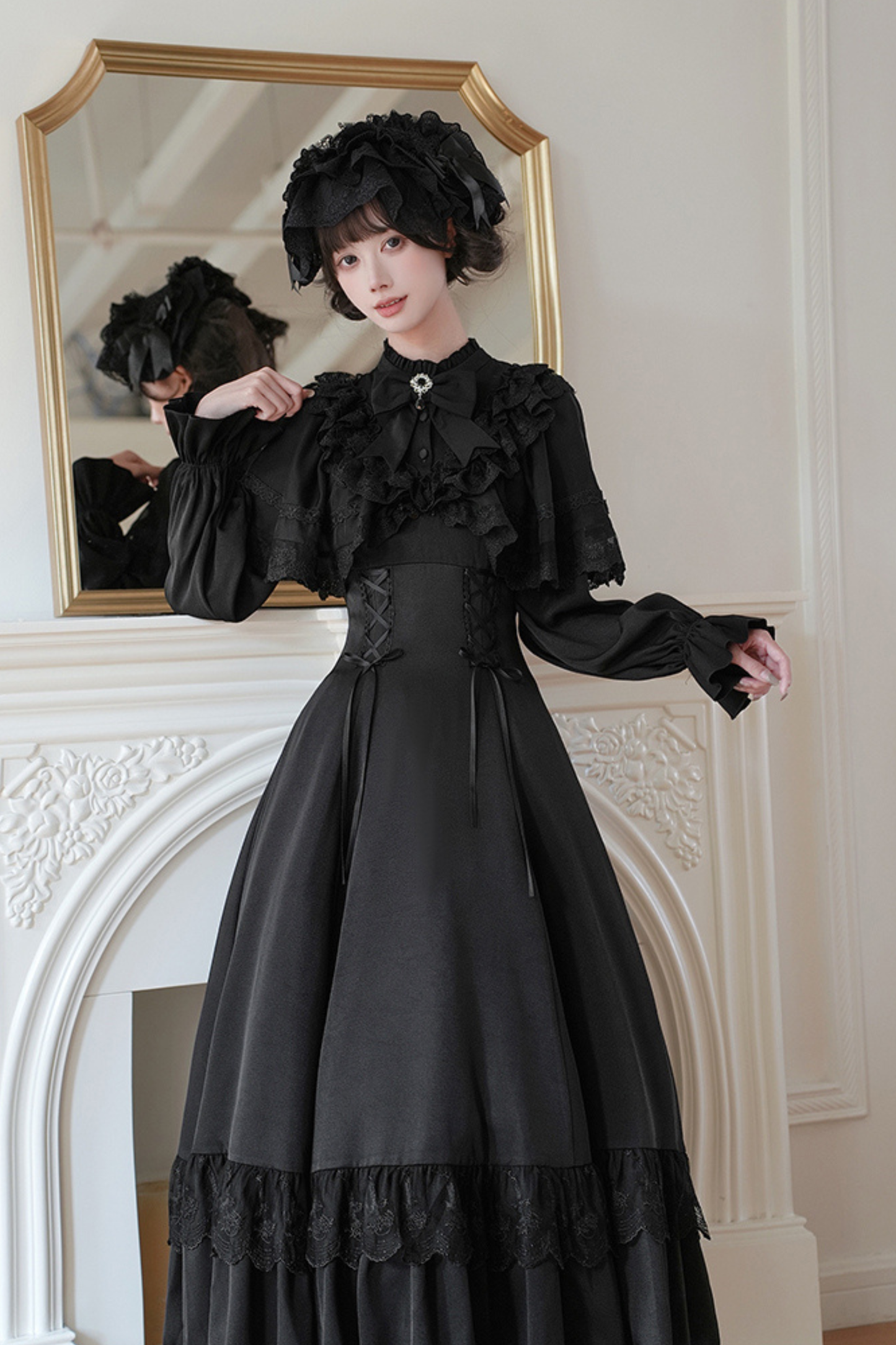 Dress + Shawl + Ribbon + Headdress