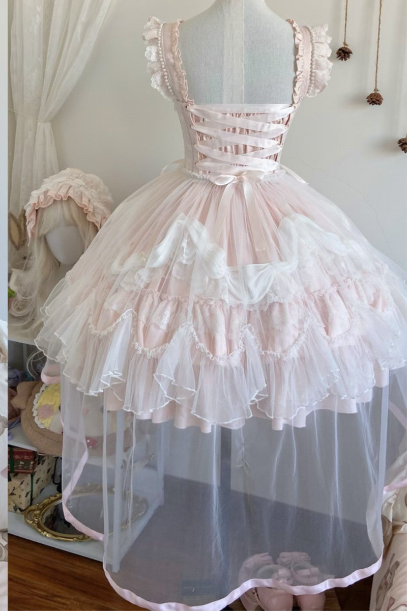 Sweet Ruffle Tiered Lolita Dress
