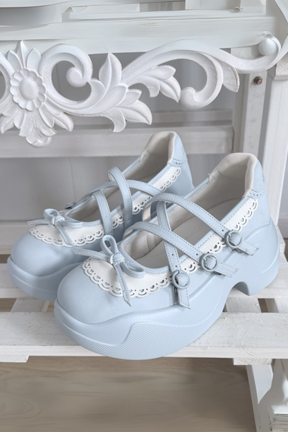 Sweet Slim Ribbon Shoes
