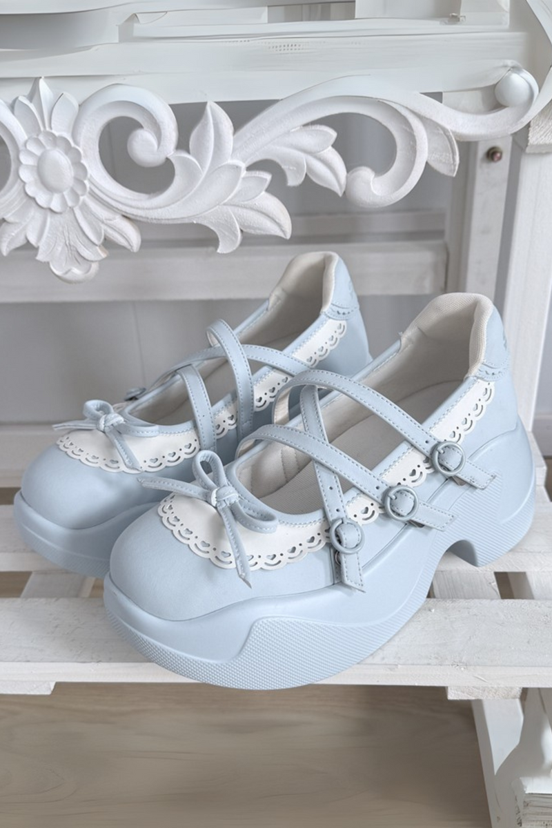 Sweet Slim Ribbon Shoes