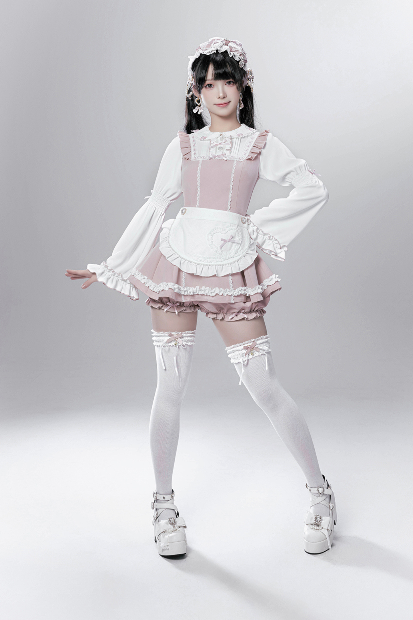 Sweet Maid Top + Shorts + Apron