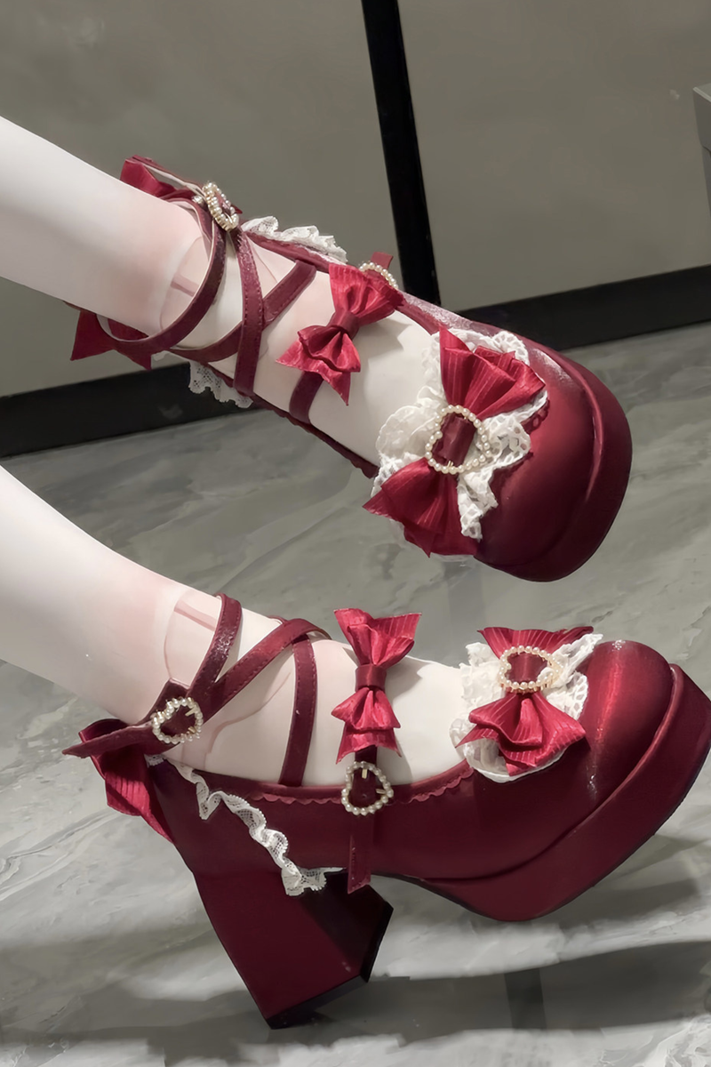 Ribbon Lolita Heels