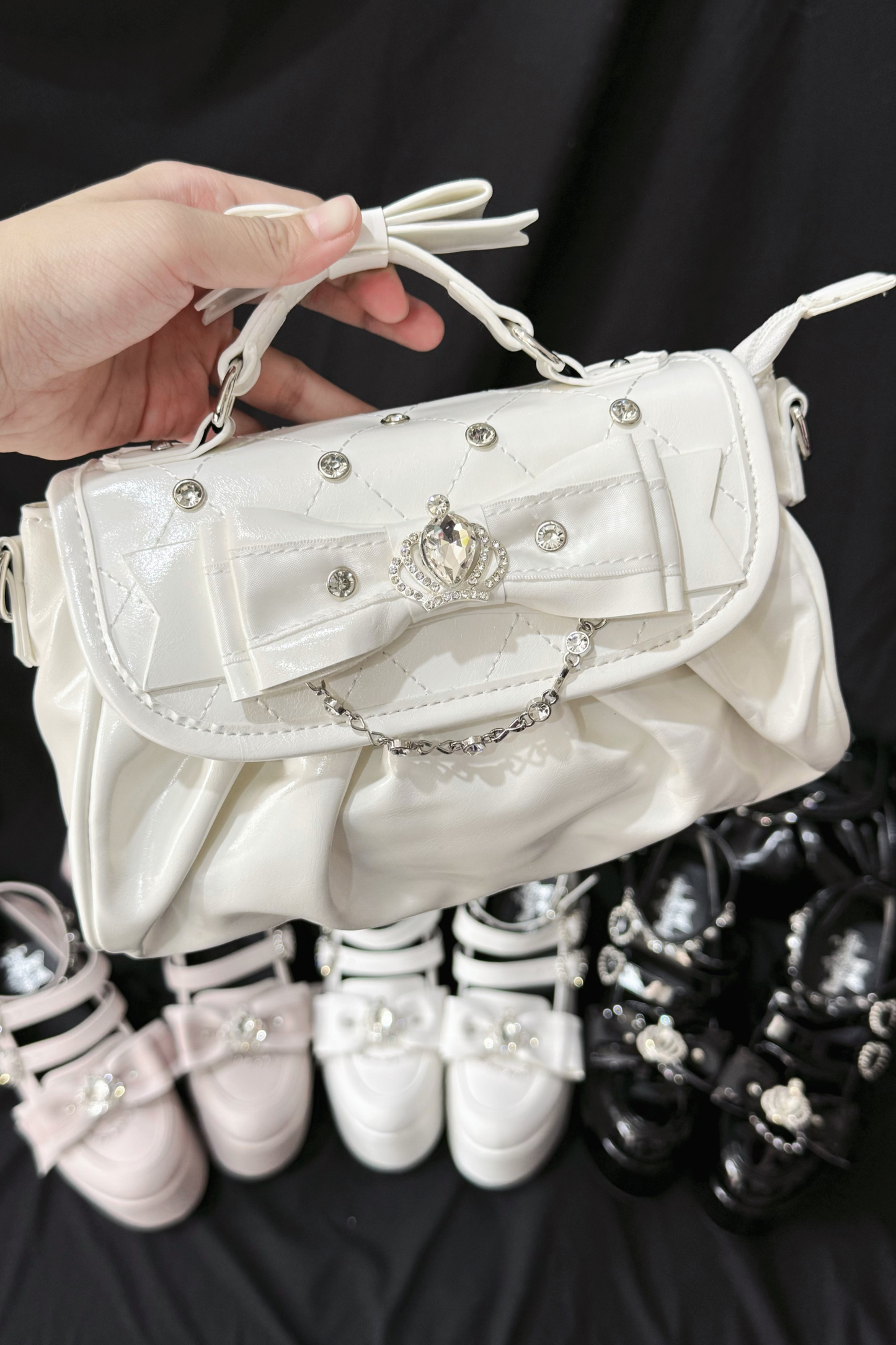 Rhinestone Shoulder Bag