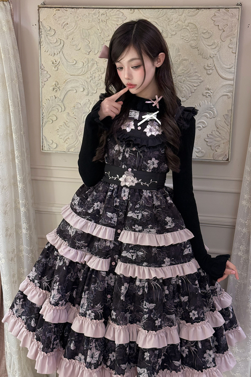 Lolita Vest Dress + Top + Belt