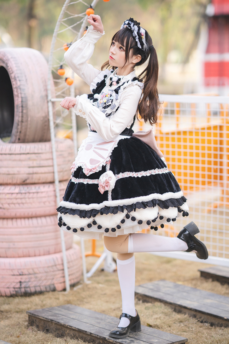 Sweet Girly Cat Lolita Set