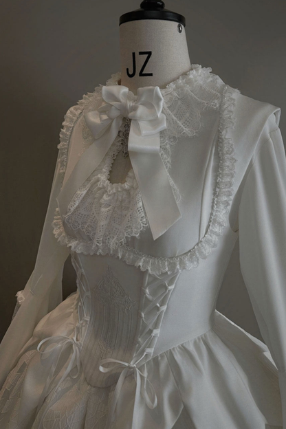 Gothic Lolita Jumper Skirt + Dark Top + Girdle