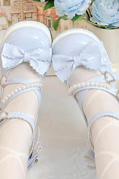 Sweet Ribbon Lolita Heels