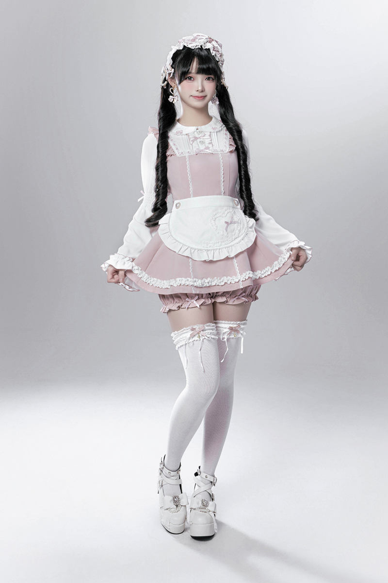 Sweet Maid Top + Shorts + Apron