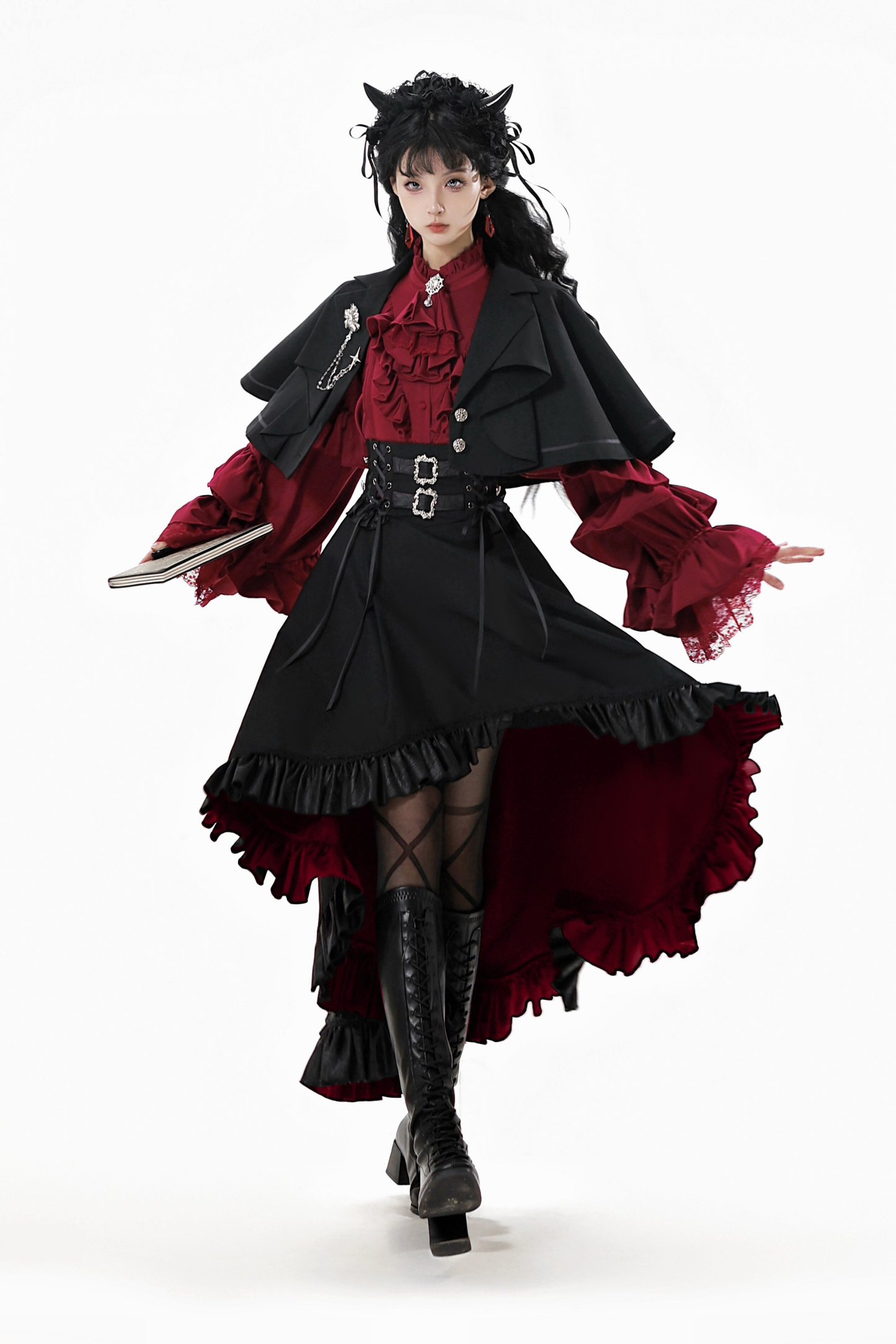 [pre-order Deadline: March 16] Classical Lolita Shirt + Asymmetrical Skirt + Fishtail Skirt + Shorts