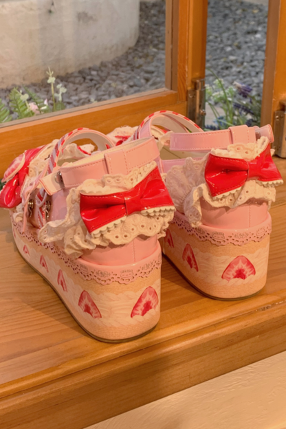 Strawberry Limited Lolita Shoes