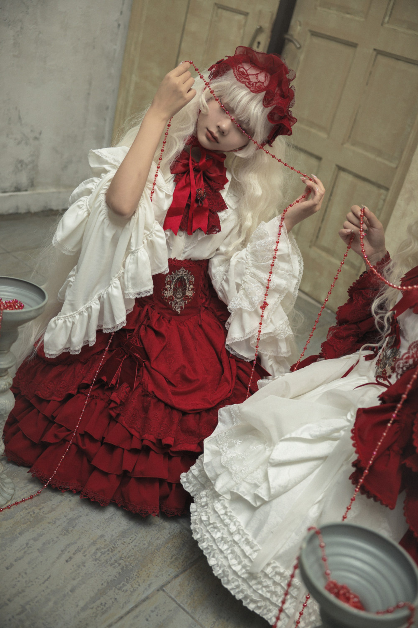 Moon River Gothic Skirt + Cape + Top + Bow