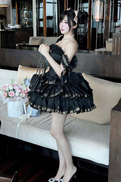 Sweet Princess Lolita Dress + Big Ribbon