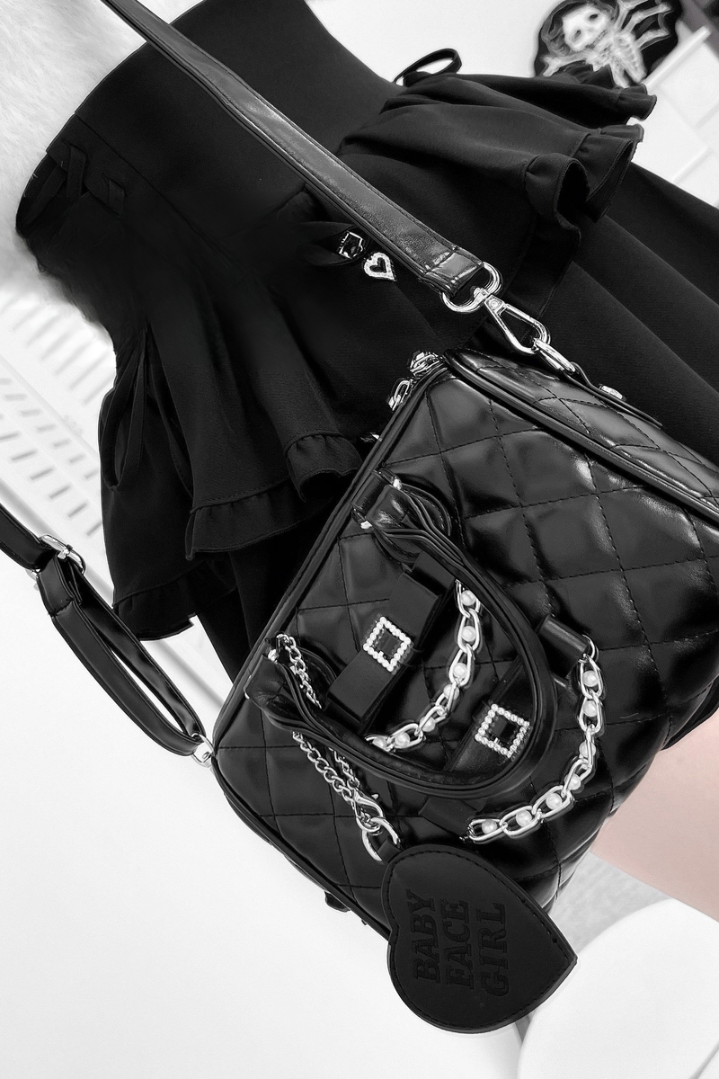 Quilted Ribbon Mini Bag
