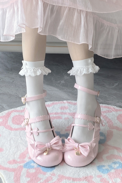 Biscuit Lolita Heel Round Toe Shoes
