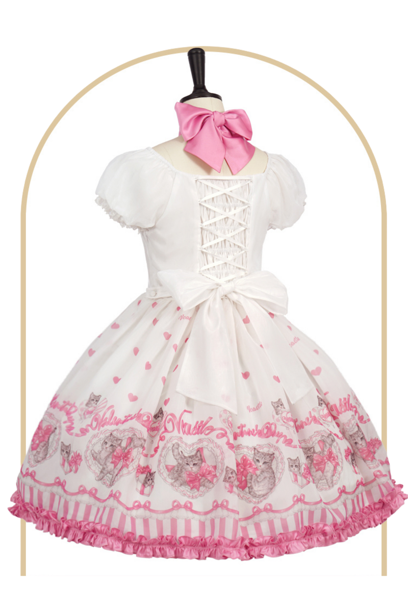 Sweet Girly Cat Jsk + Dress