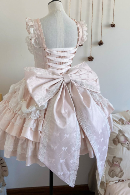 Sweet Ruffle Tiered Lolita Dress