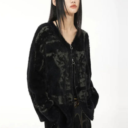 Zipper Cardigan