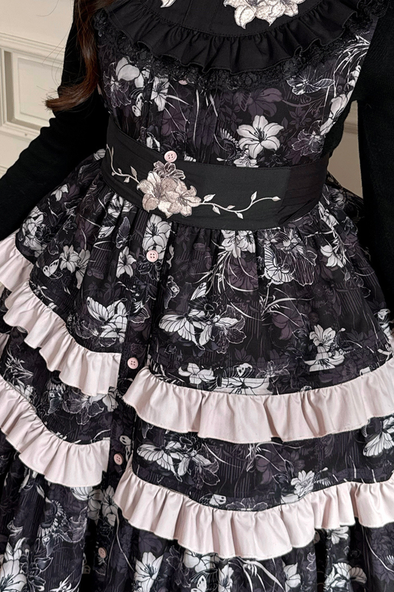 Lolita Vest Dress + Top + Belt