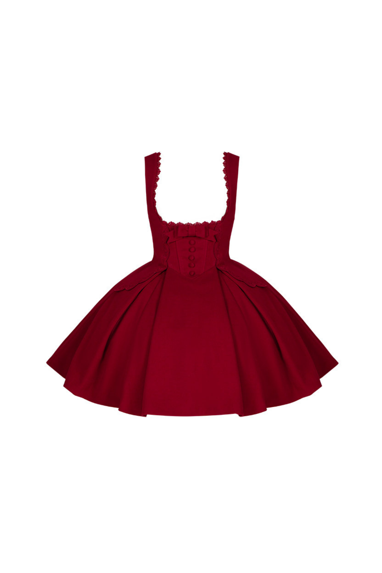 Velvet Rose Suspender Dress + Top + Bow
