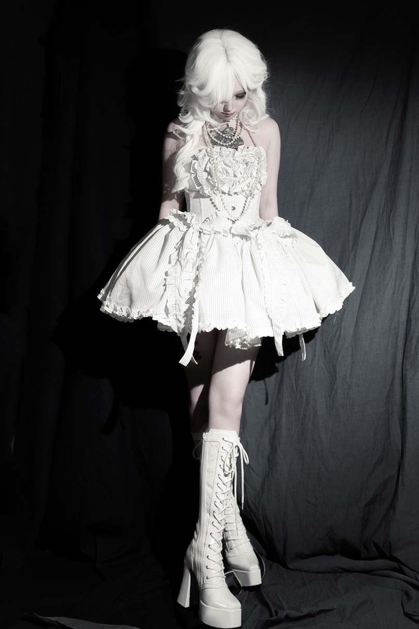 Demon Hunter Night Lace-up Boots