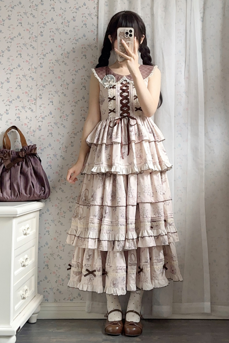 Bunning Time Lolita Dress + Doll Cardigan